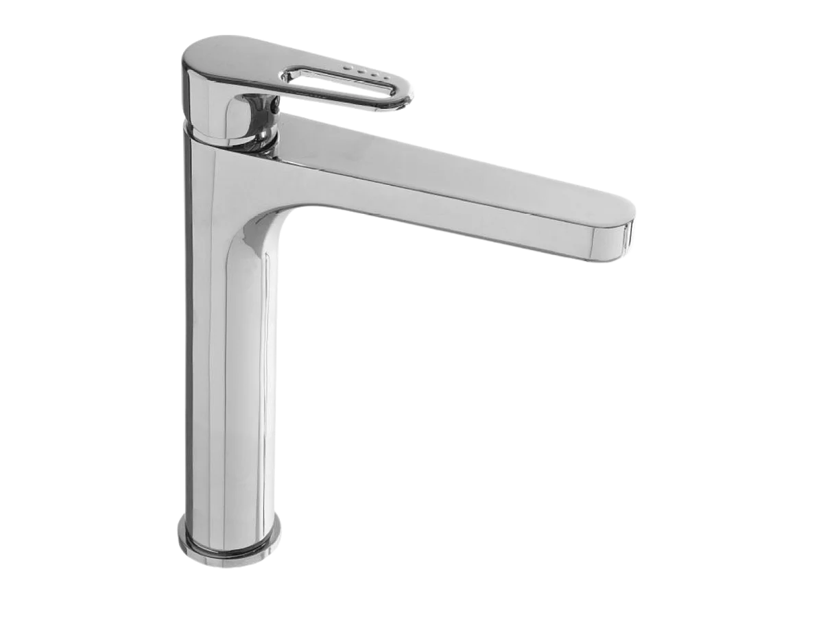 Balma mitigeur lavabo haut chrome NF - Essebagno