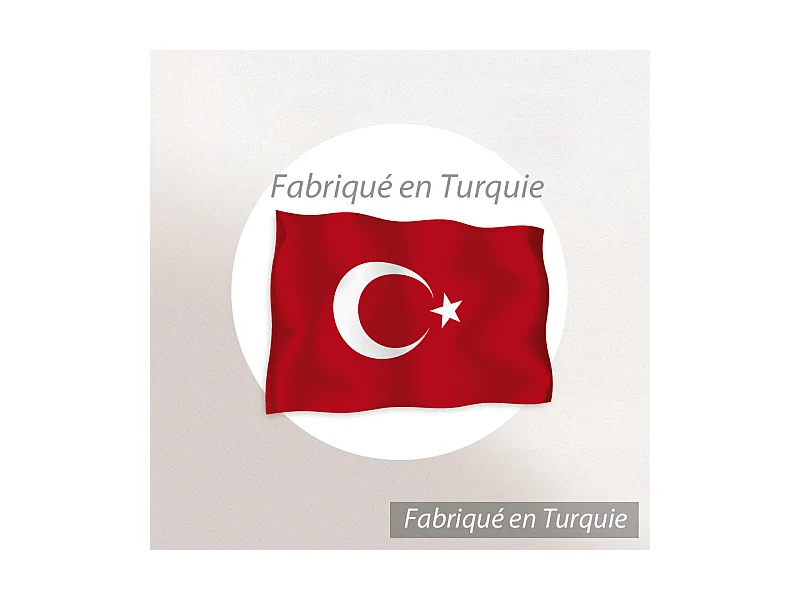 Lot de 2 gants de toilette coton 550 g/m2 NAÏA orange Argile