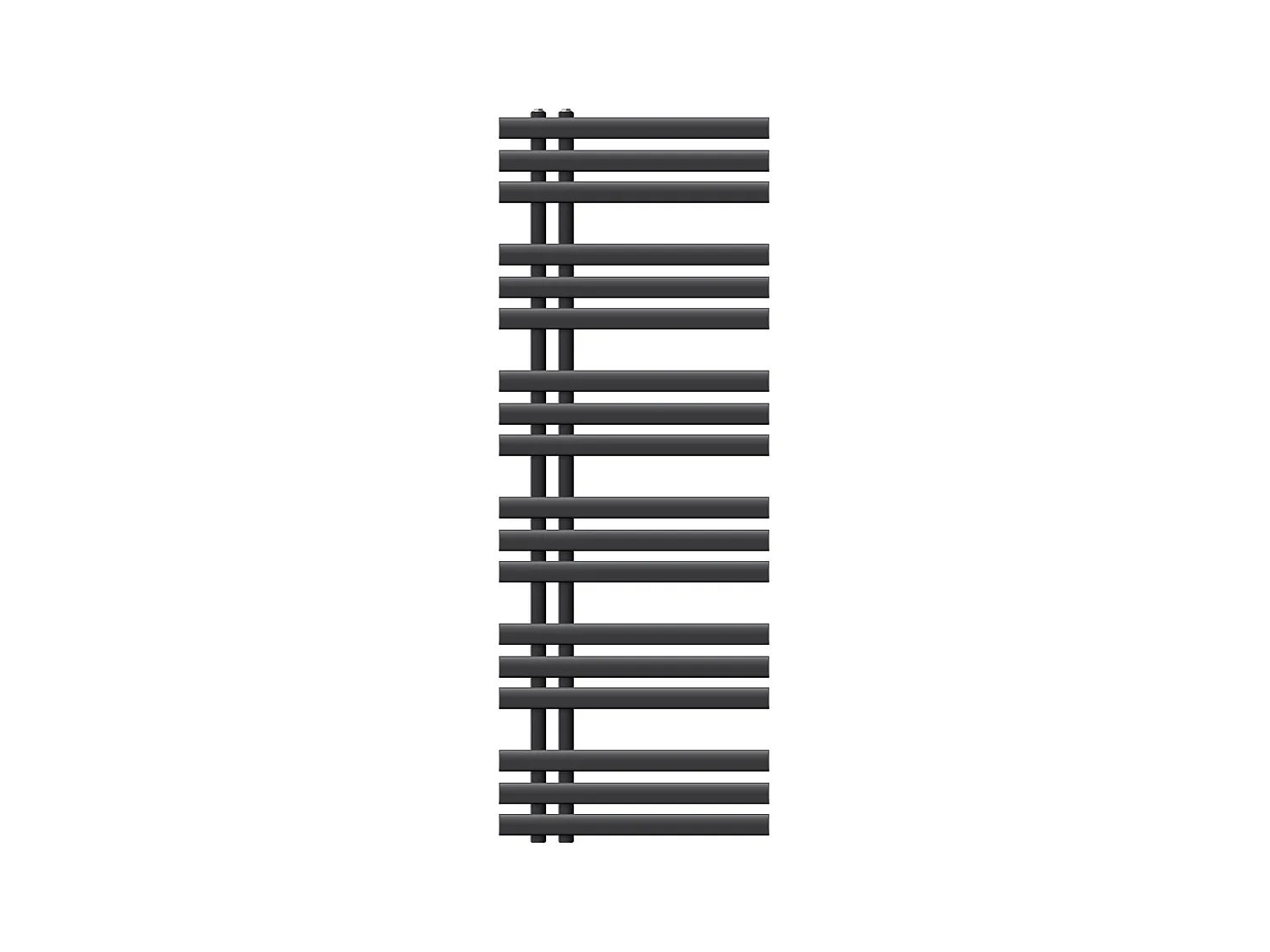 Radiateur chauffage bain sèche-serviettes Iron EM Design anthracite 500 x 1400 mm