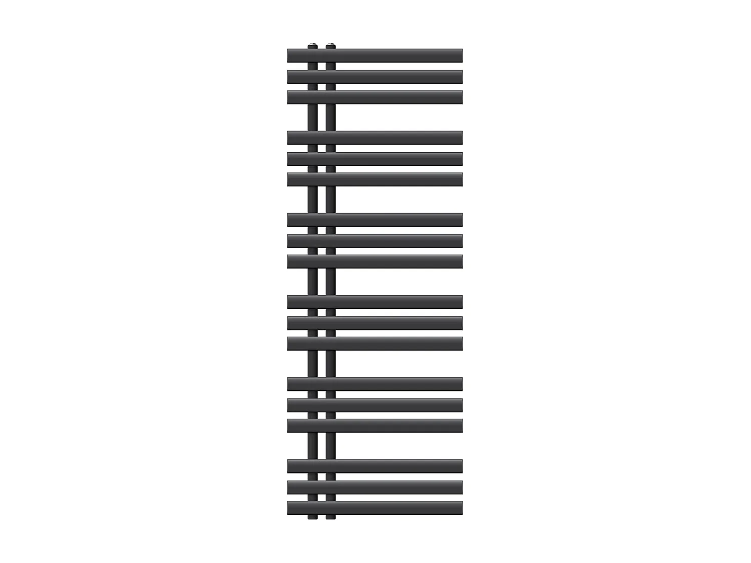 Radiateur chauffage bain sèche-serviettes Iron EM Design anthracite 500 x 1400 mm