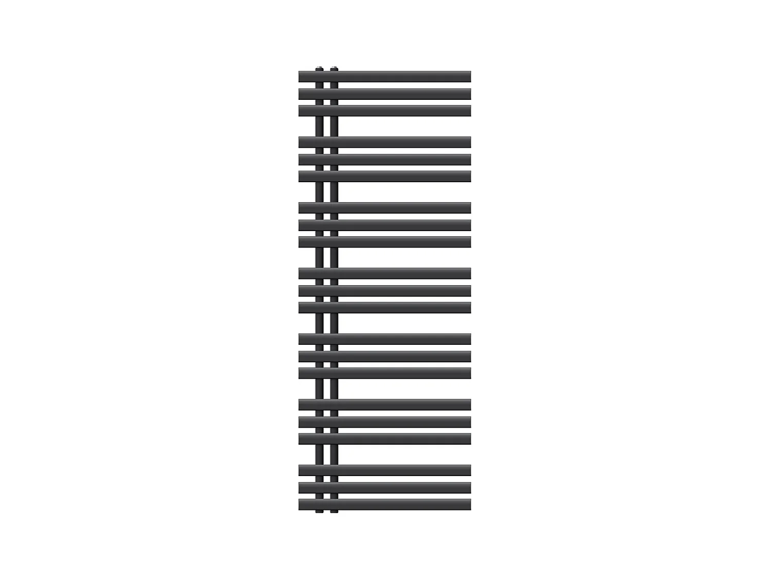 Radiateur chauffage bain sèche-serviettes Iron EM Design anthracite 600 x 1600 mm