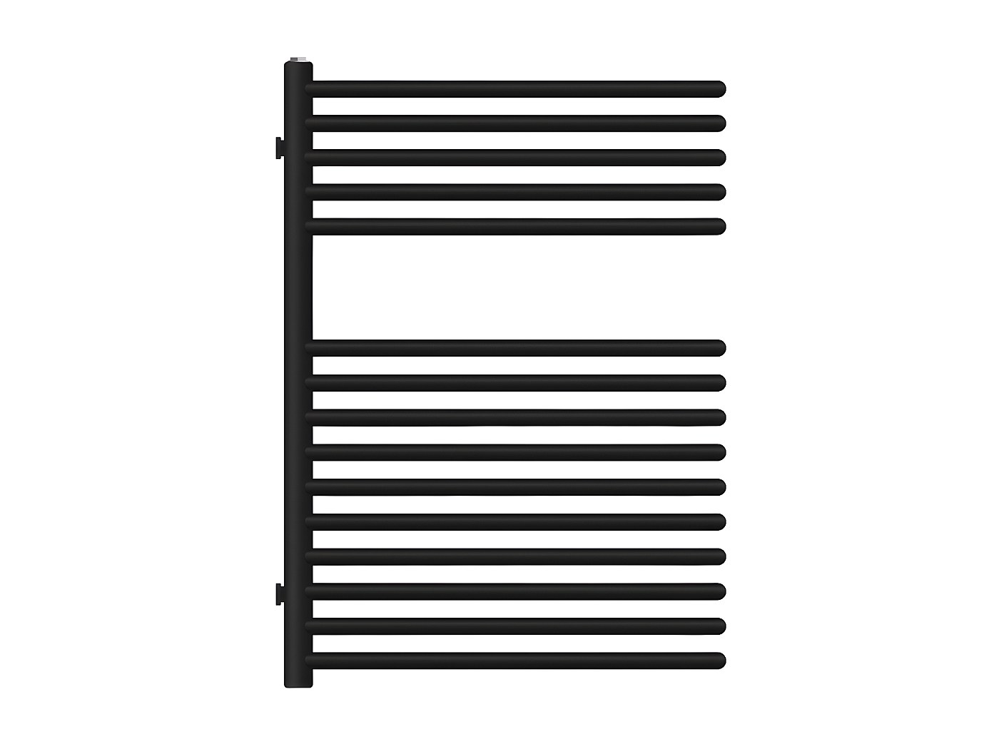 Supporti A Morsetto Per Radiatori Scaldasalviette Piatti E Curvi (Bianco, Larghezza Tubo 25mm - Foto 6