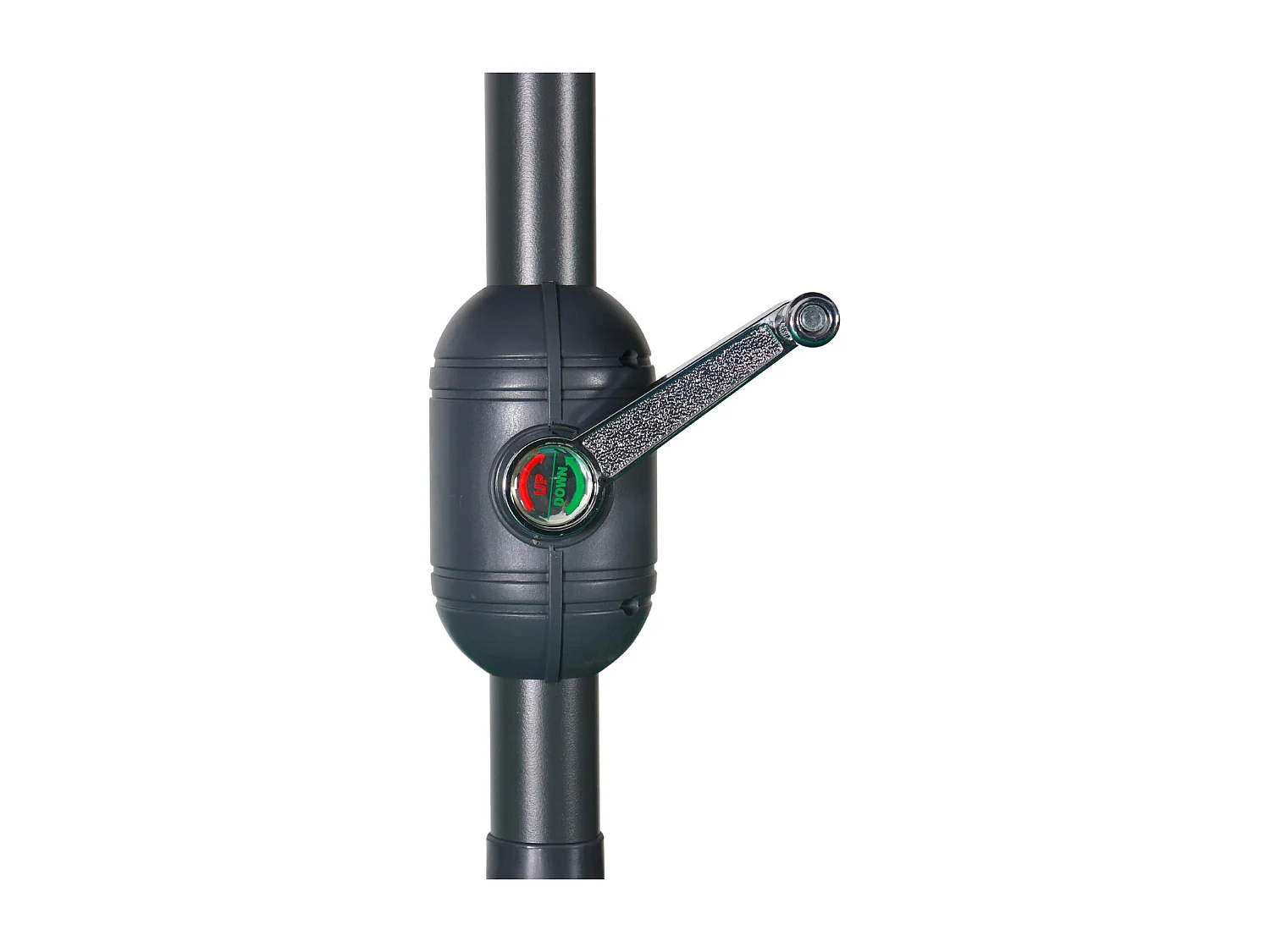 Parasol rectangular 3x2m gris