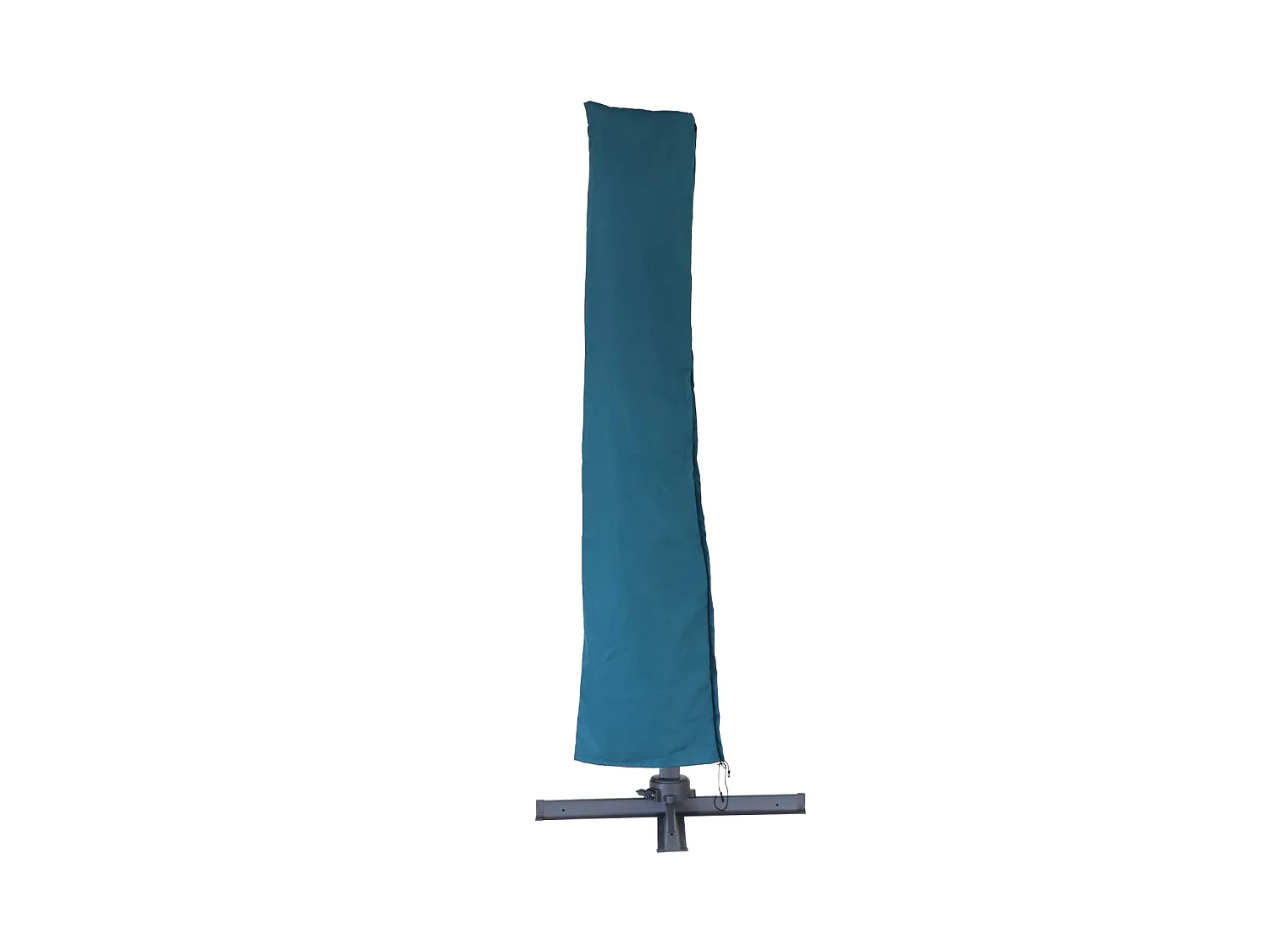 Ombrellone quadrato eccentrico, 3x3m, blu