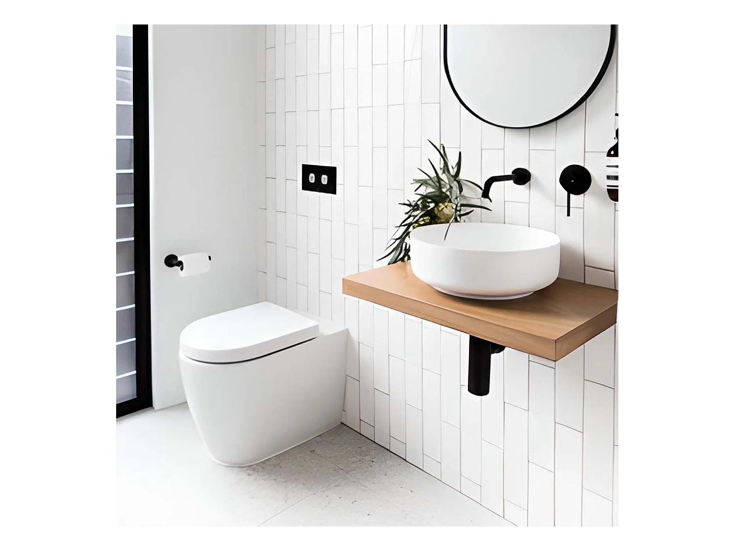 Inodoro para Baño Ginos Blanco 35x50.5x38.3cm Aceraqua