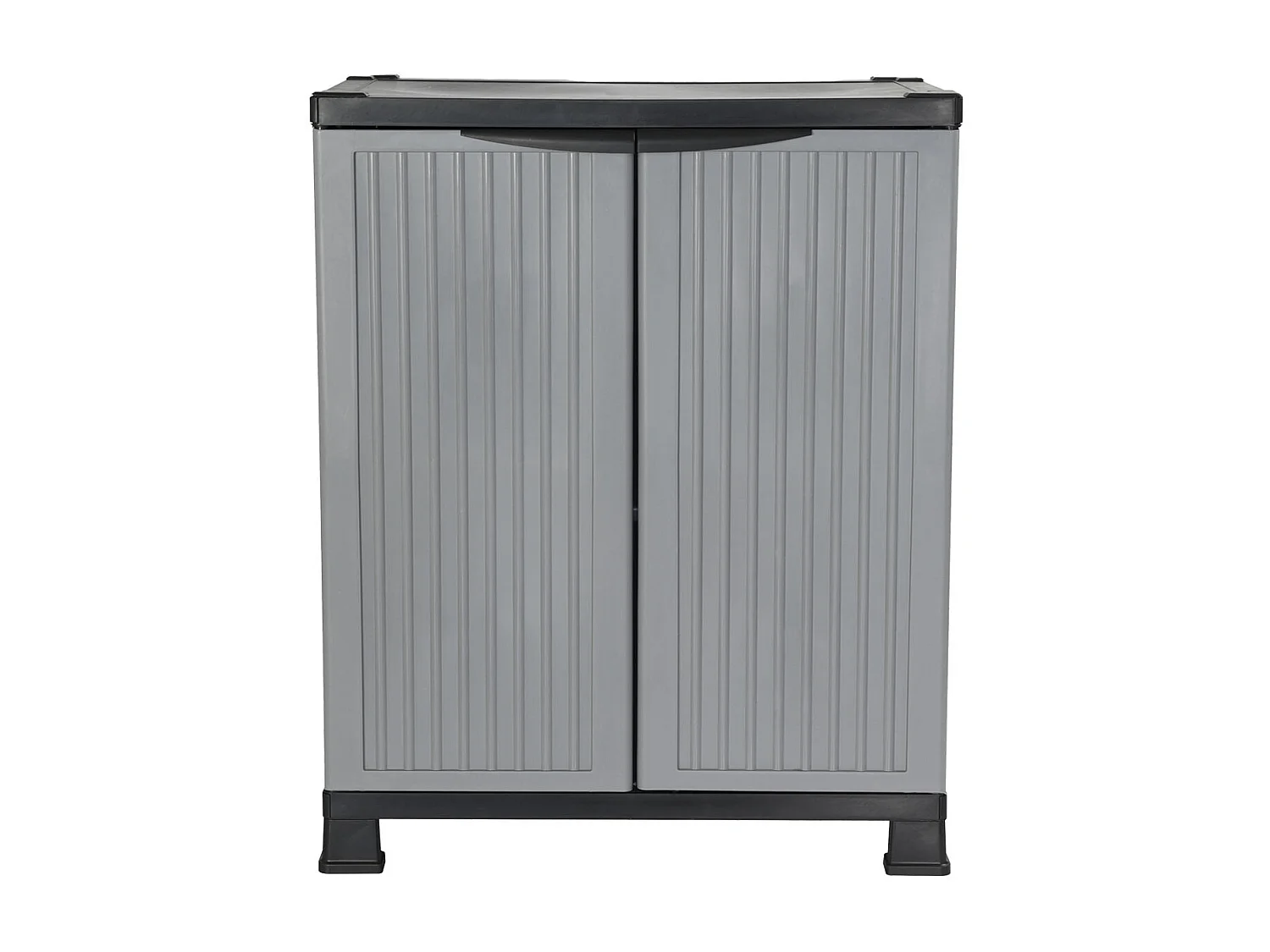 Armadio Basso Esterno in Resina con 1 Ripiano 92x68x39 cm Thinia Home