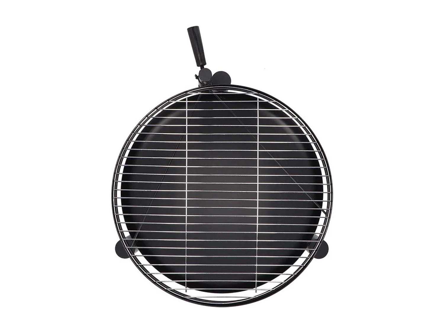 Brasero en métal avec grille de cuisson intégrée 66 x 78 x 69 cm
