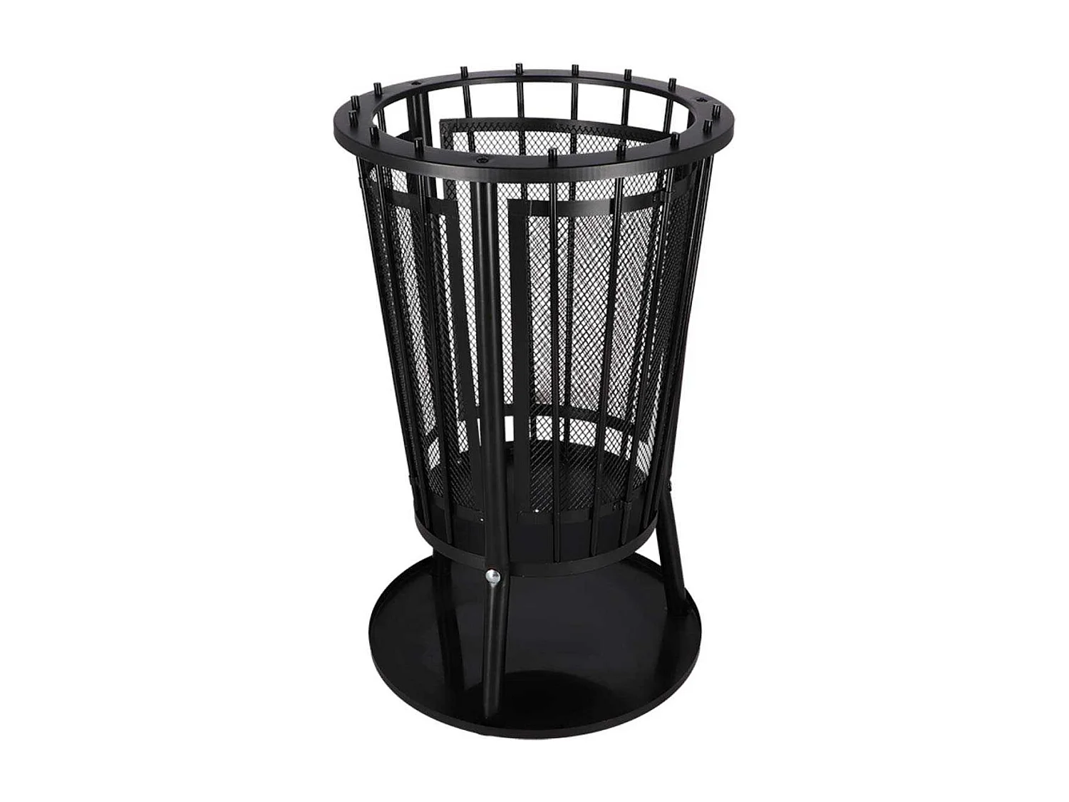 Braséro en métal ajouré Panier