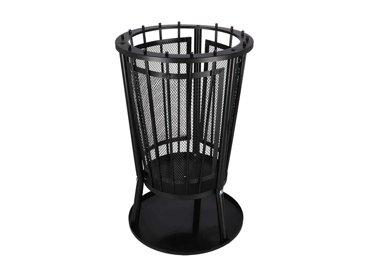 Braséro en métal ajouré Panier