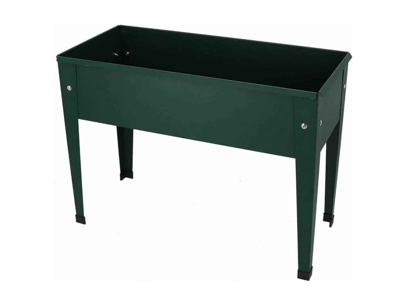 Carré potager en métal vert 62 x 29 x 45 cm