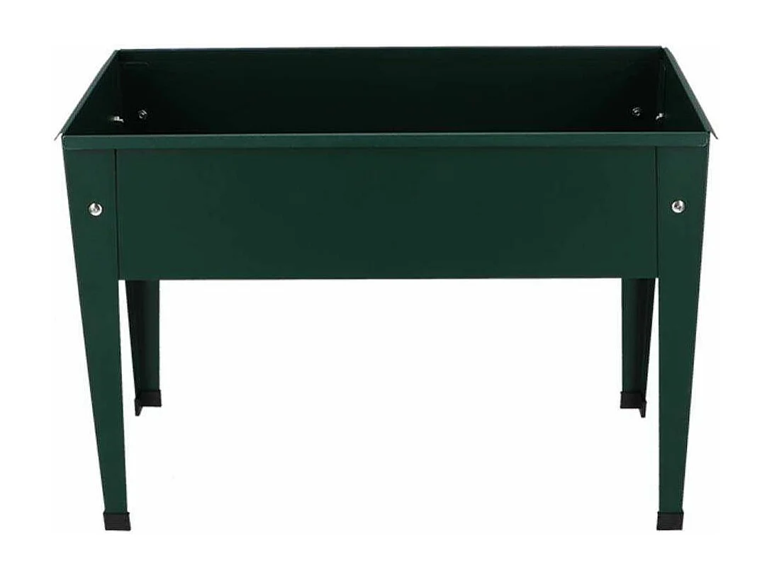 Carré potager en métal vert 62 x 29 x 45 cm