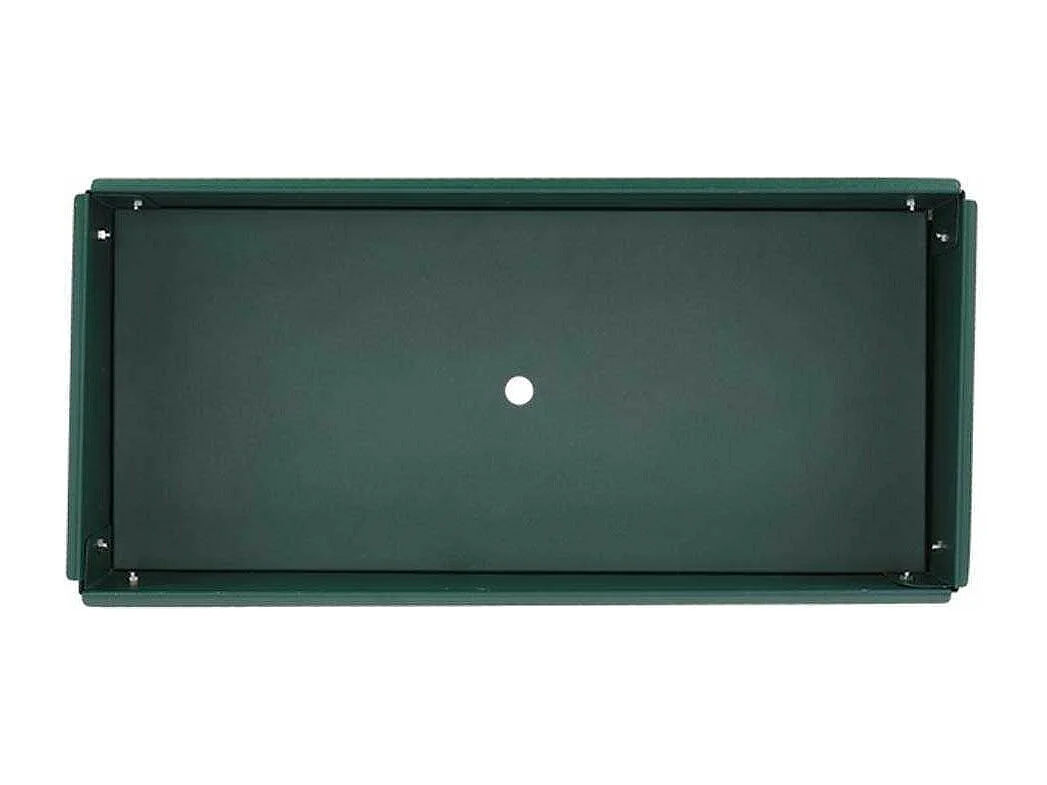 Carré potager en métal vert 62 x 29 x 45 cm