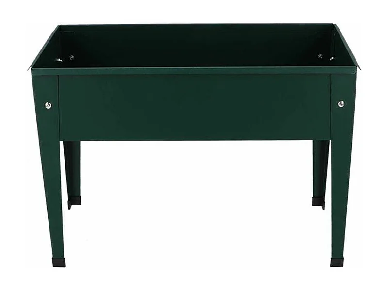 Carré potager en métal vert 62 x 29 x 45 cm