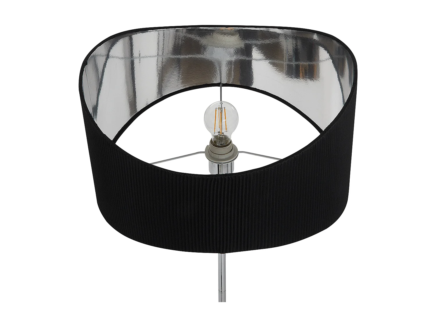 Lampada da pavimento CALVILLO Metallo Argento