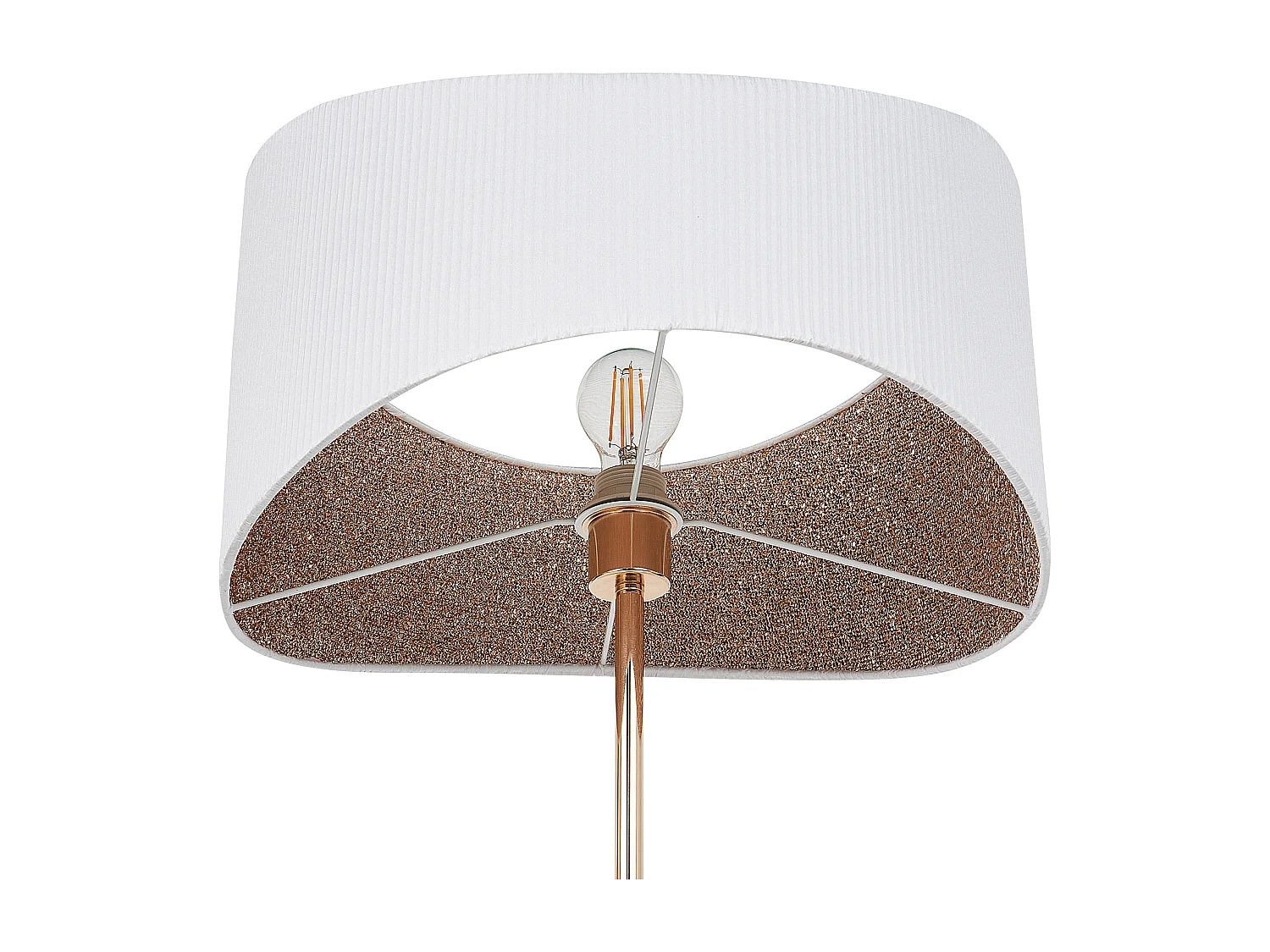 Lampadaire CALVILLO Métal Doré