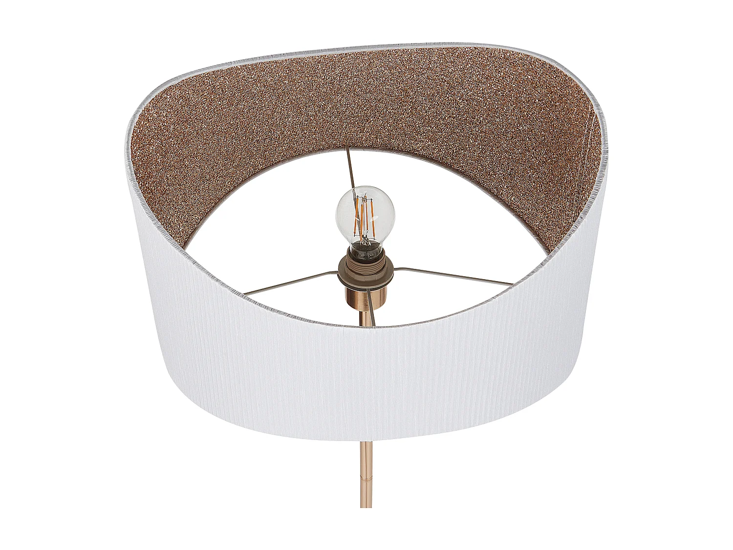Lampadaire CALVILLO Métal Doré
