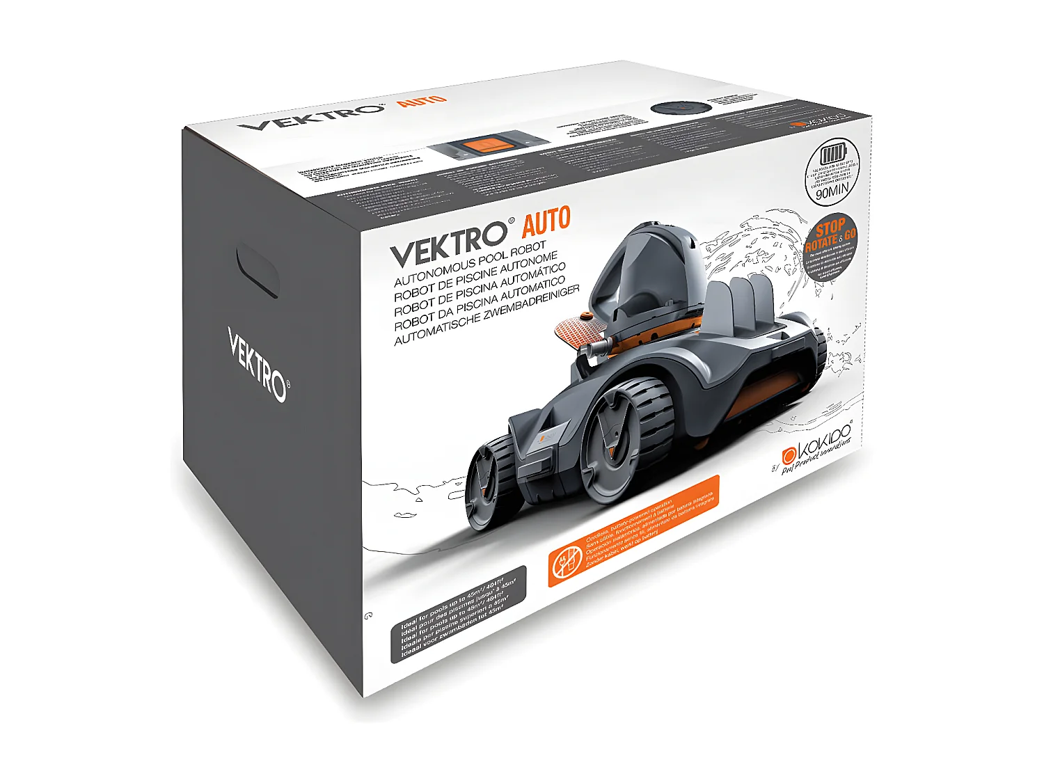 Robot de piscine sur batterie Vektro Auto - Kokido