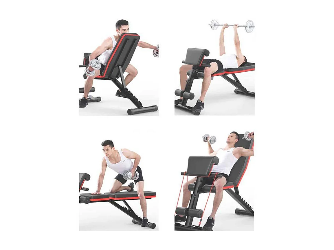 Banc de musculation inclinable multifonctions Mercure