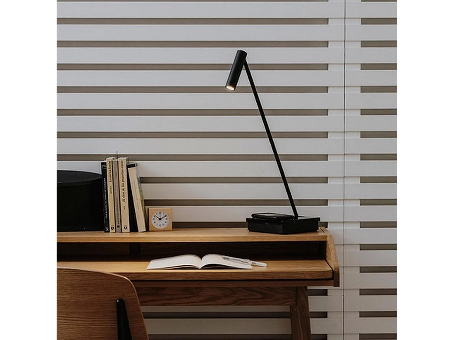 Lampe à Poser LED Elamp Noire 2.2W LED-C4 10-7606-05-05 Noir Blanc Chaud 2700K