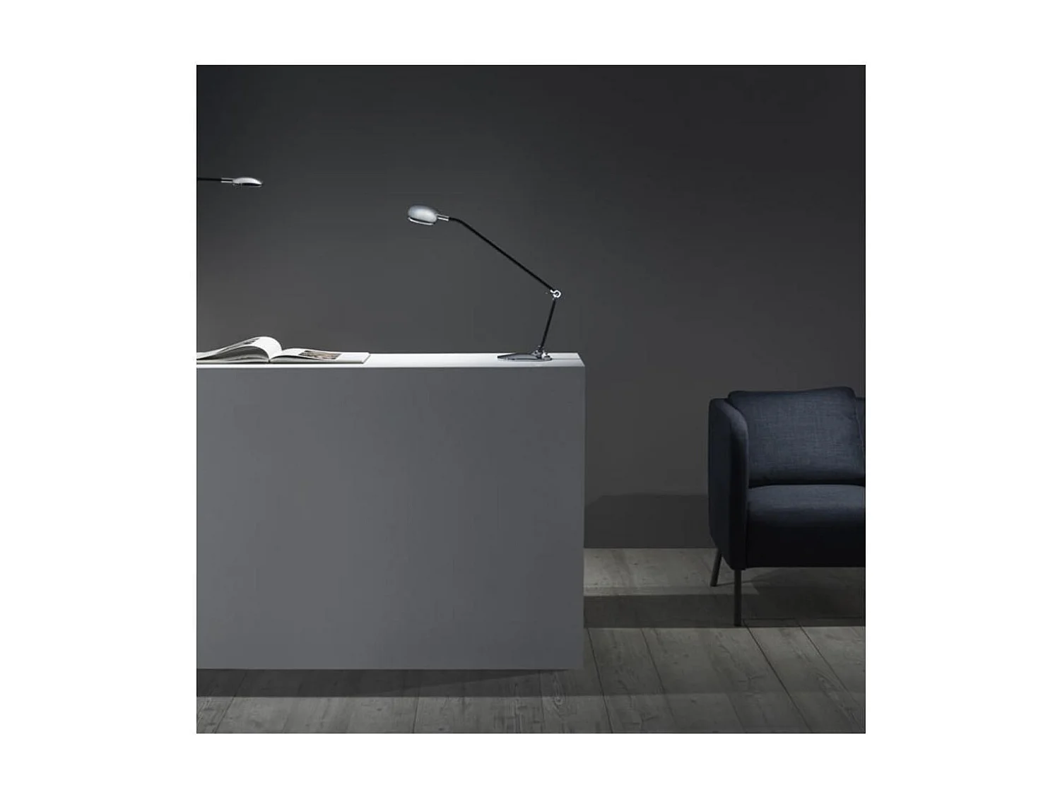 Lampe à Poser LED Queen 7W LED-C4 10-3273-21-05 Argent