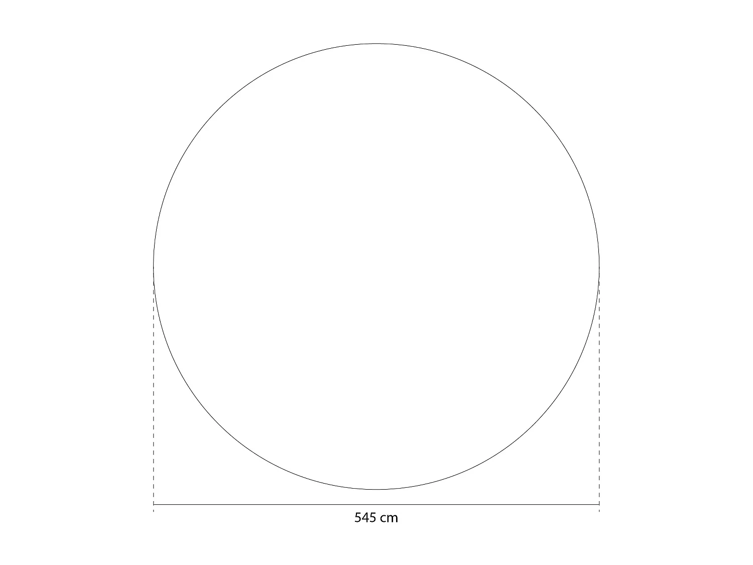 Cobertor de Verano Gre 545 cm de 180 Micras para Piscinas Redondas de 550 cm | Cobertor Flotante Isotérmico