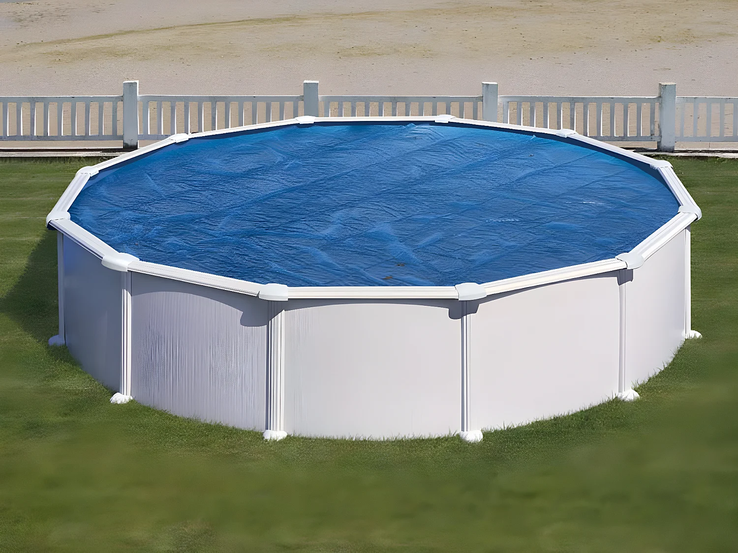 Bâche à bulles pour piscine acier ronde Ø 5,50 m - Gré