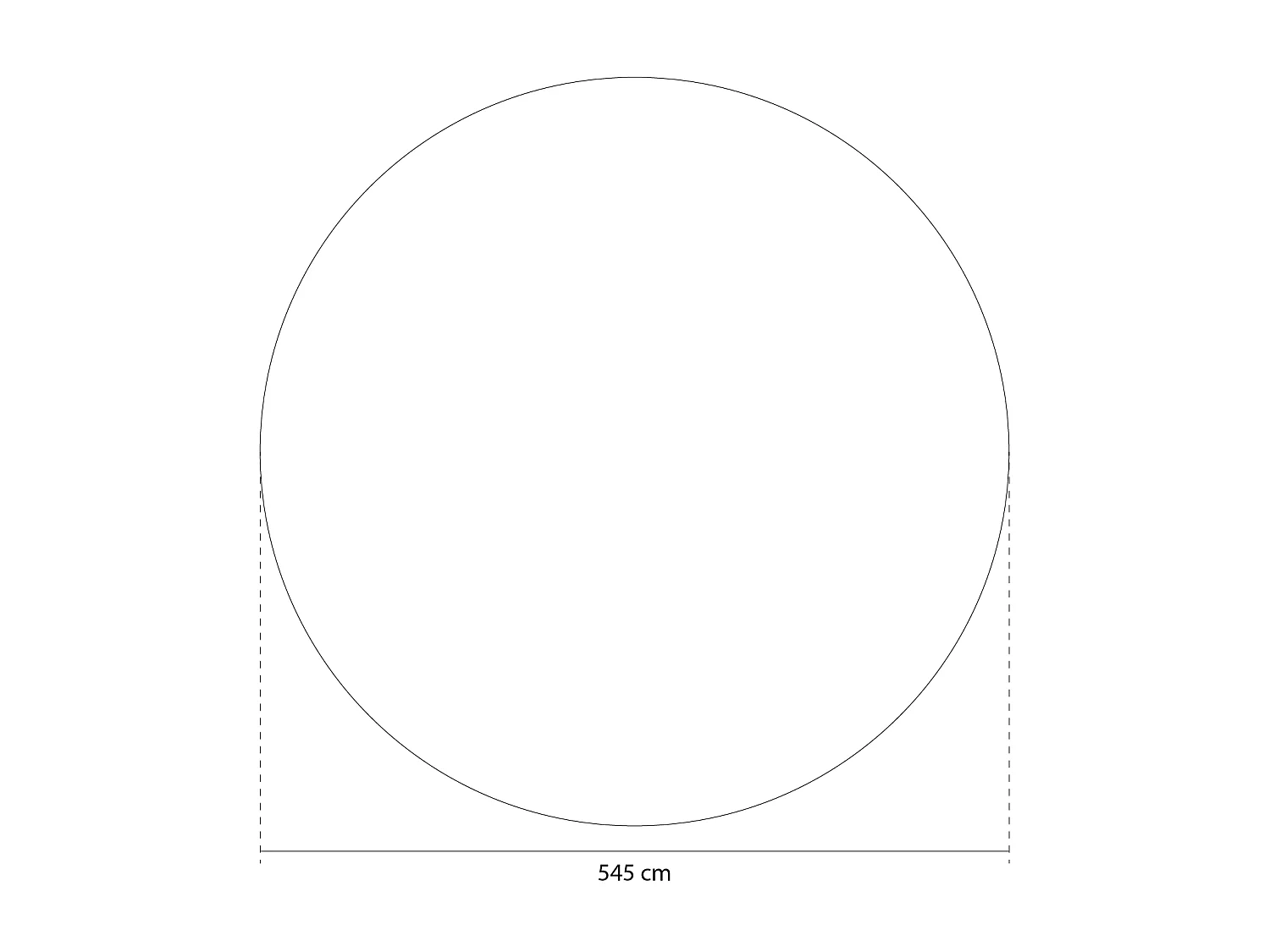 Cobertor de Verano Gre 545 cm de 180 Micras para Piscinas Redondas de 550 cm | Cobertor Flotante Isotérmico