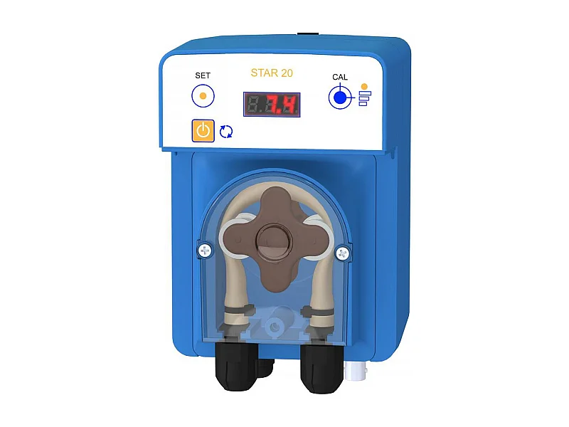 Régulateur autonome de pH "Star pH" -  Ecran LCD - Volume < 120 m3 - 15 x 19 x 30 cm - Bleu