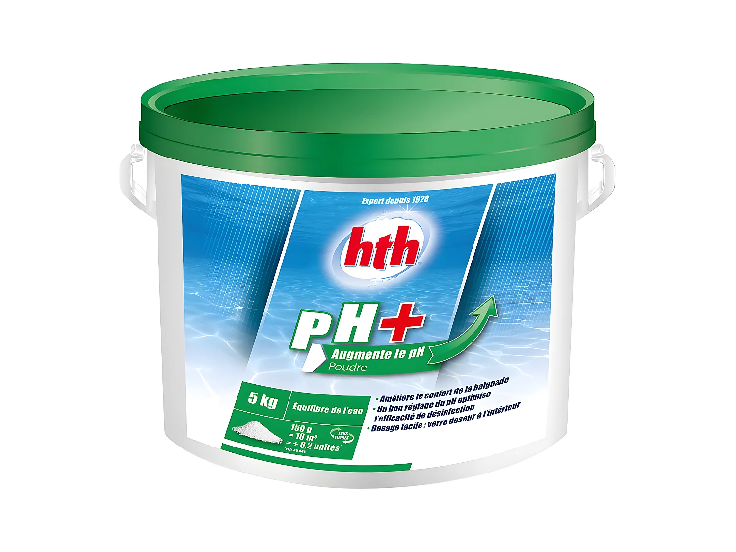 pH plus poudre 5 kg - HTH