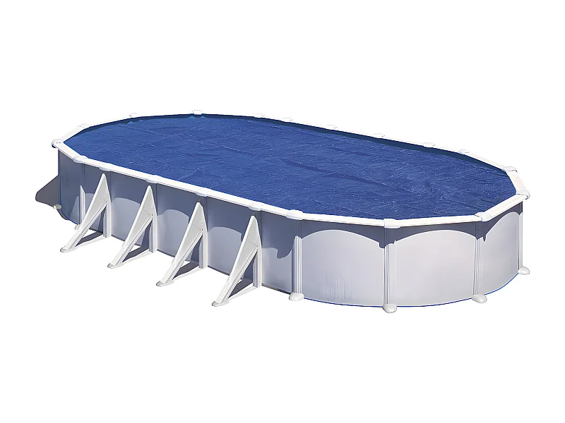 Bâche à bulles 180 microns pour piscine acier ovale 9,15 x 4,70 m - Gré