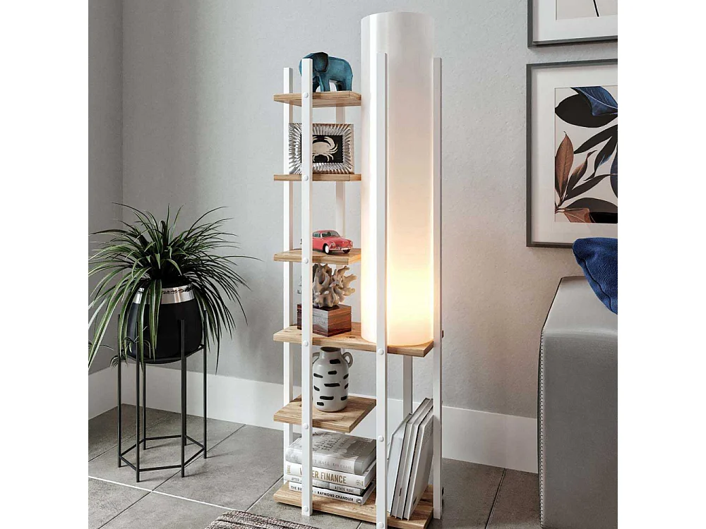 Lampadaire avec étagères Moda Dor