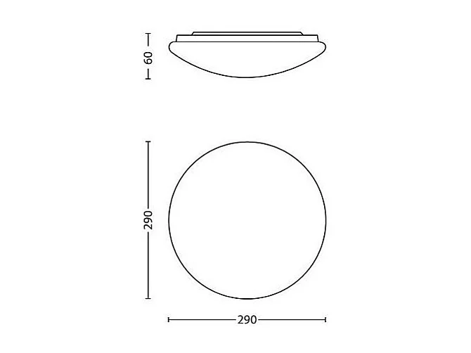 Plafoniera LED Grigio Twirly 12W Bianco Caldo 3000K