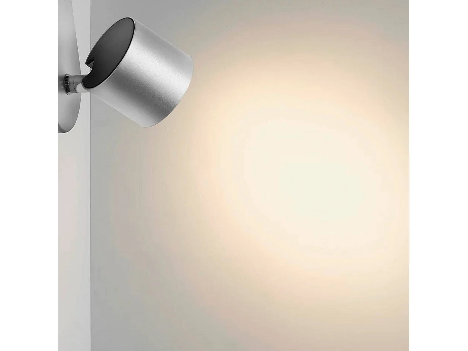 TechBrey Lámpara de Techo LED Regulable con Cuatro Focos 4x4.5W PHILIPS Star