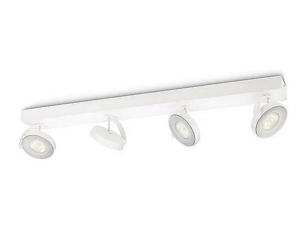 TechBrey Lámpara de Techo LED Regulable WarmGlow 4x4.5W PHILIPS Clockwork
