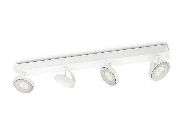 TechBrey Lámpara de Techo LED Regulable WarmGlow 4x4.5W PHILIPS Clockwork