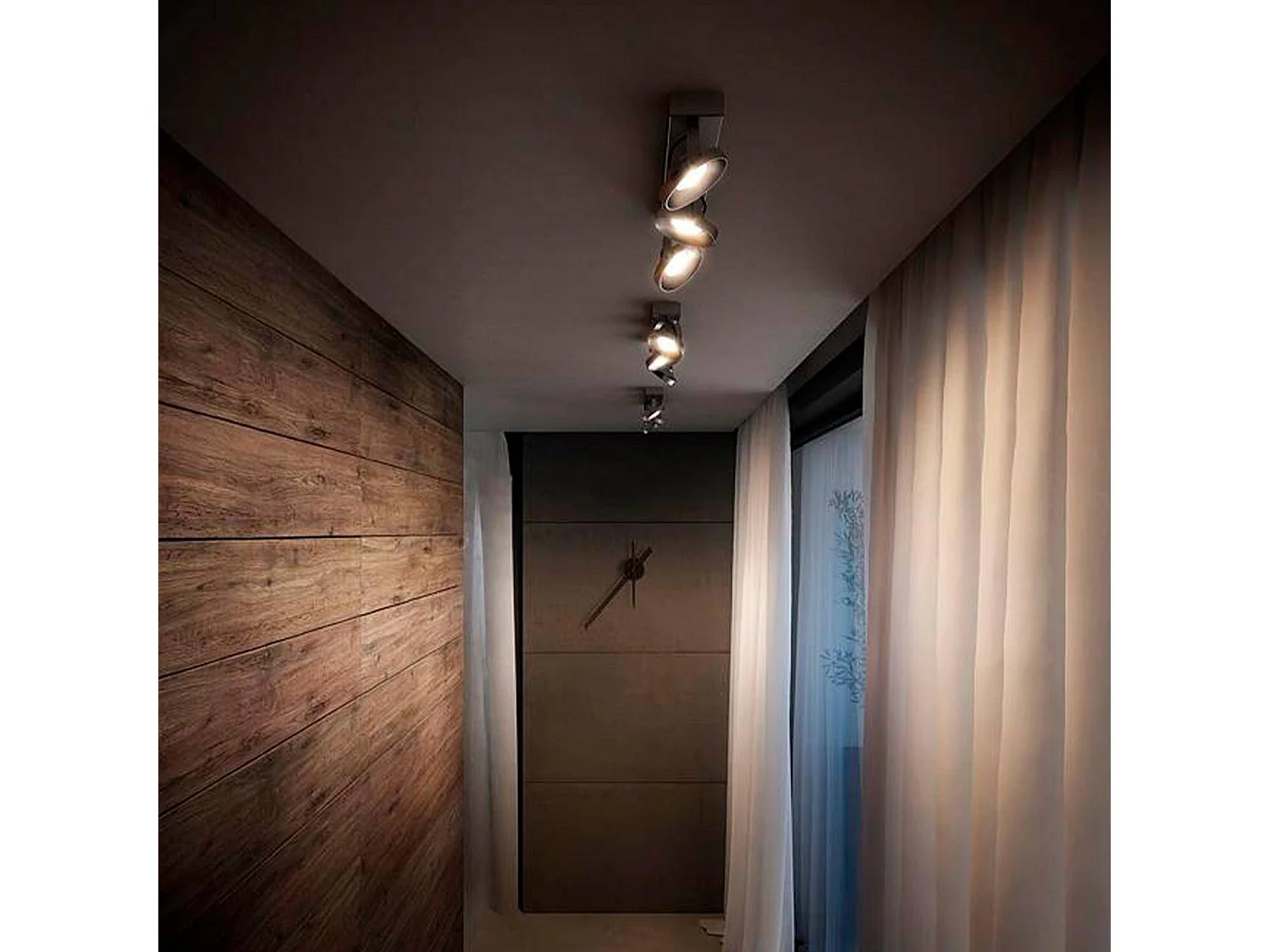 Plafonnier LED  Spur Dimmable 3 Spots 3x4.5W Chromé