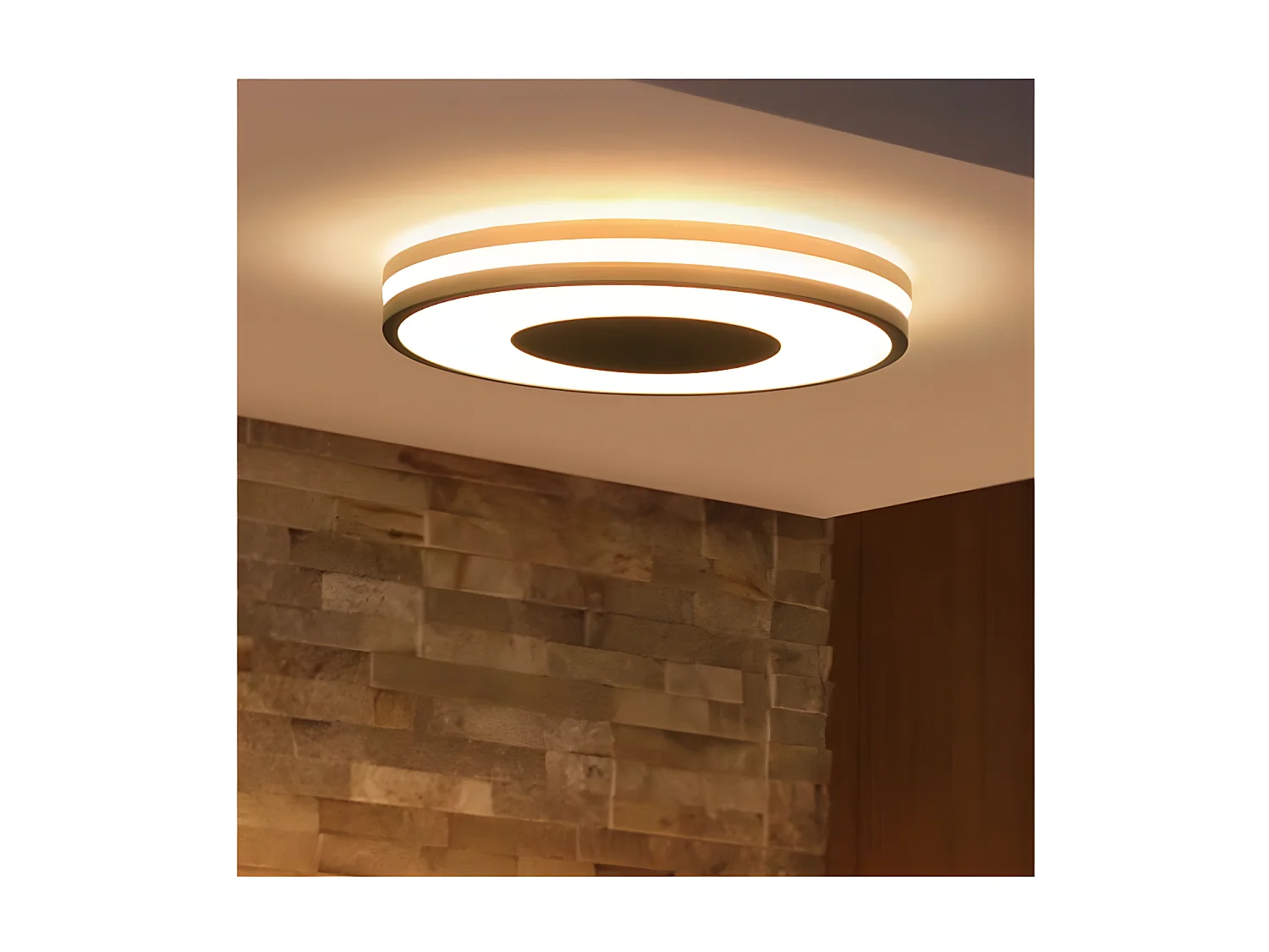 Plafoniera LED 27W White Ambiance Hue Being Nero