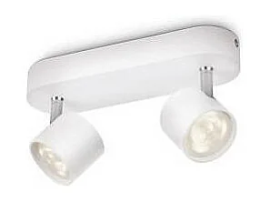 Plafonnier LED  2 Spots Star 2x4.5W Blanc 2700K
