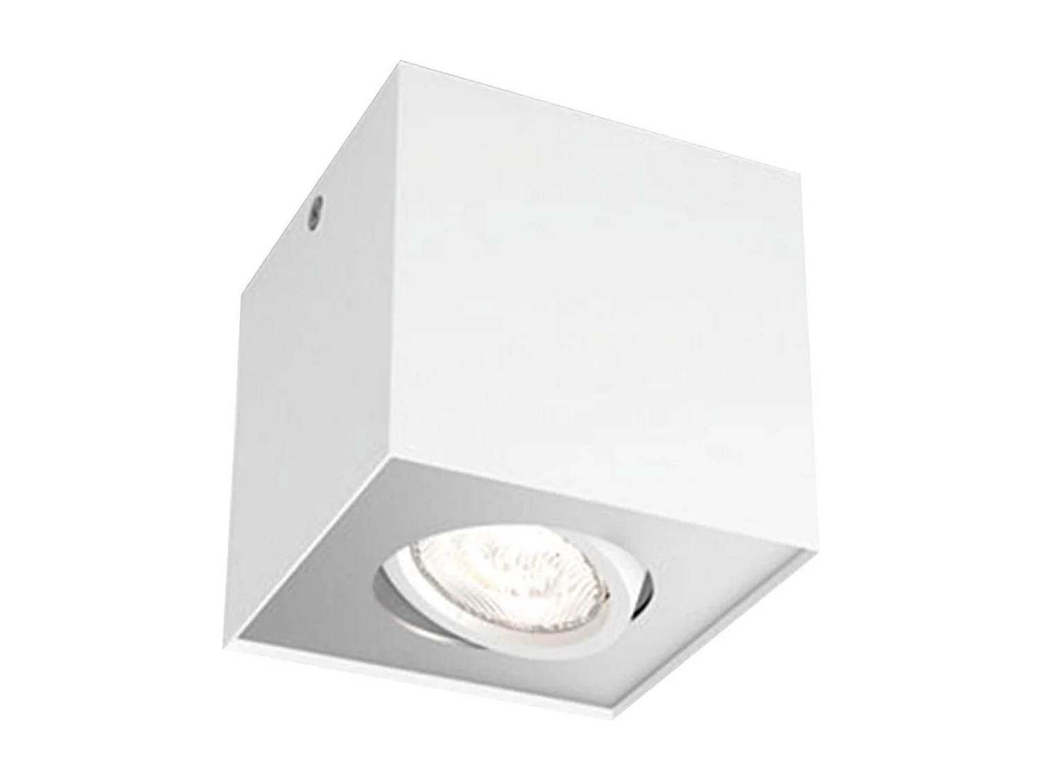 Plafonnier LED  Orientable Dimmable WarmGlow 4.5W Box Blanc