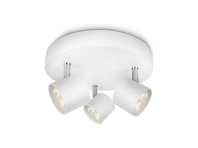 Plafonnier LED  3 Spots Star 3x4.5W Blanc 2700K