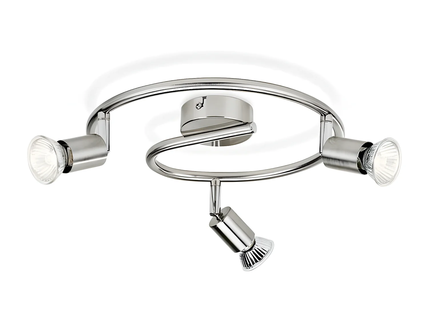 Plafonnier  3 Spots Limbali Chromé
