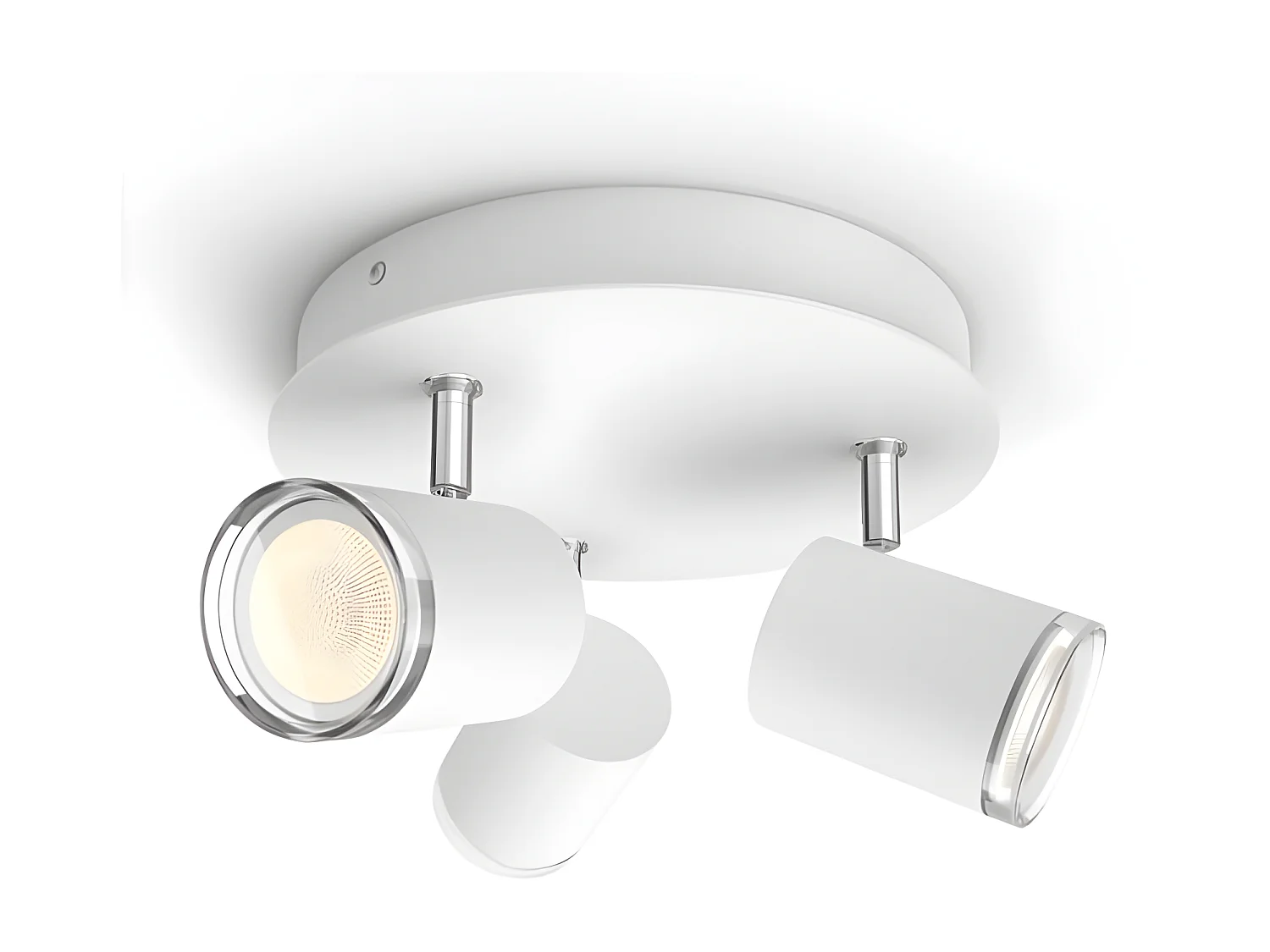 Plafonnier Rond White Ambiance Adore 3xGU10  Hue Blanc