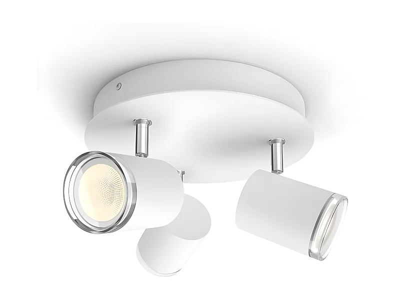 Plafonnier Rond White Ambiance Adore 3xGU10  Hue Blanc
