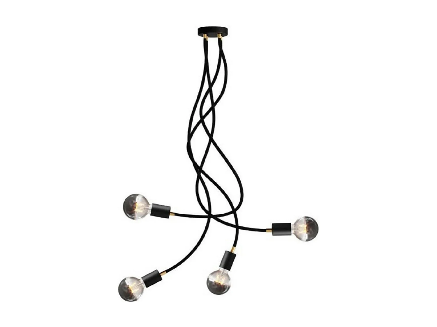 Lampada da Soffitto Flessibile Flex SPM4FLVN90OTSRM04 CREATIVE-CABLES Nero