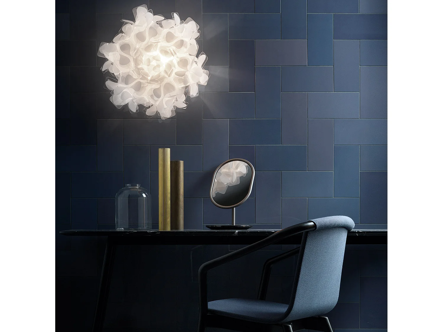 Plafoniera SLAMP Clizia Ceiling/Wall Medium Mama Non Mama Bianco