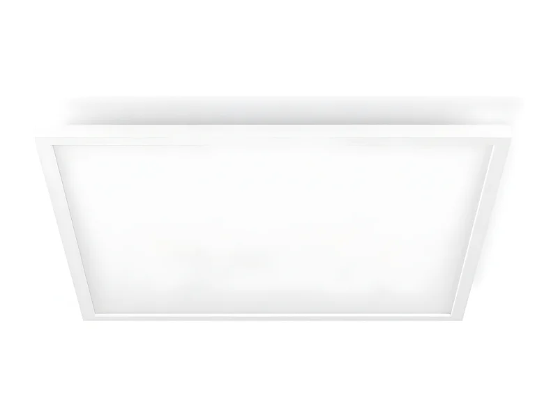Plafonnier LED CCT Carré White Ambiance Aurelle 24.5W  Hue Blanc