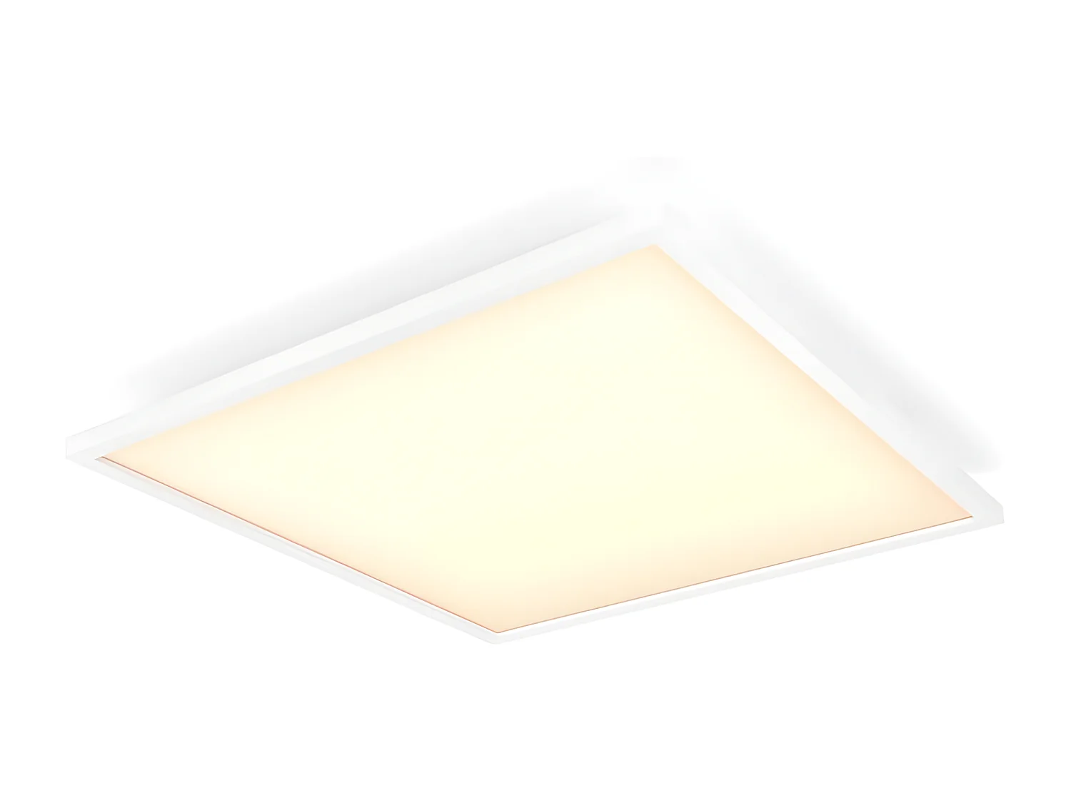 Plafonnier LED CCT Carré White Ambiance Aurelle 24.5W  Hue Blanc