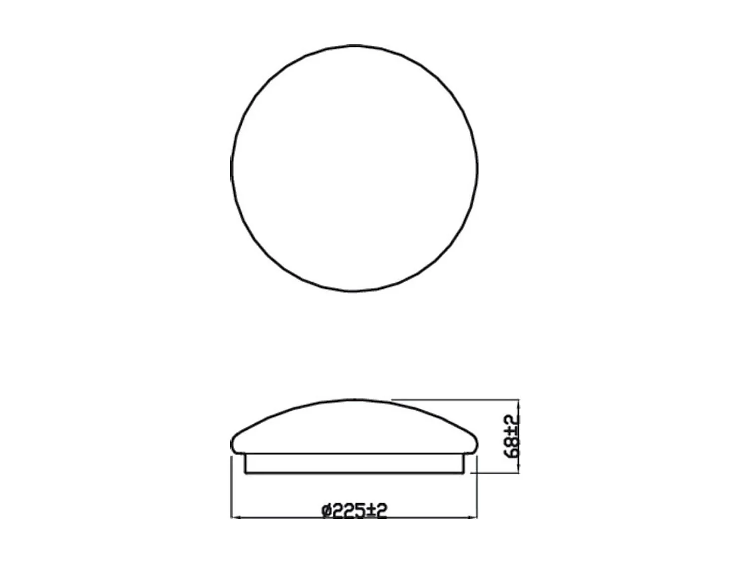Plafoniera LED Moire II 10W  4000K Bianco Naturale