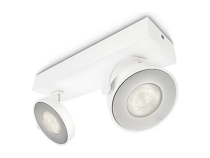 Lampada da Soffitto LED Regolabile 2x4.5W Clockwork Bianco