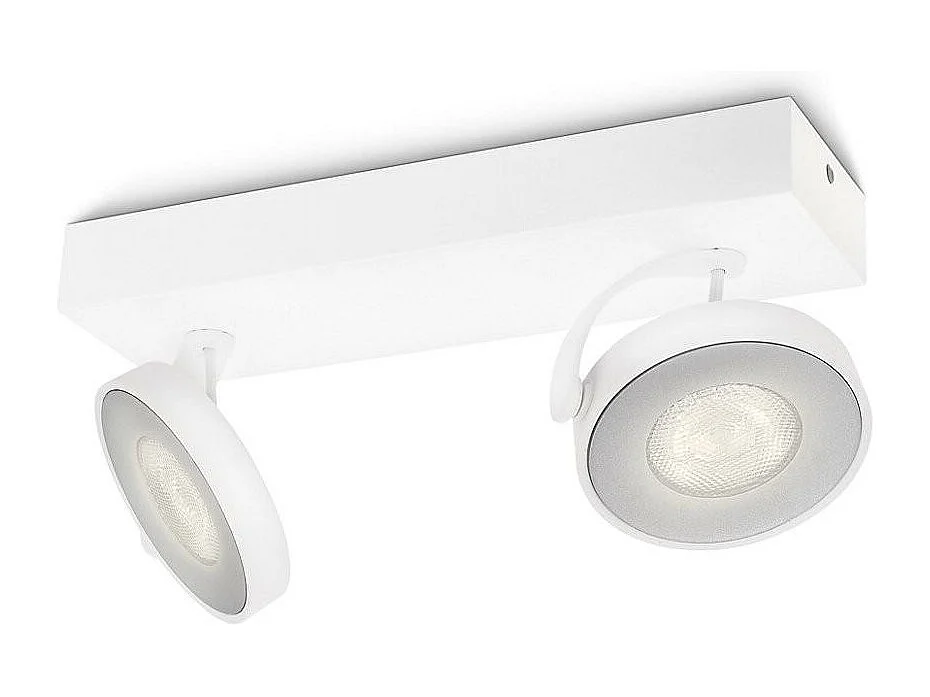 Lampada da Soffitto LED Regolabile 2x4.5W Clockwork Bianco